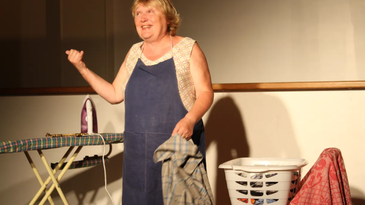 Gaëlle About comédienne dans "Le Dernier Plaisir de Rose"