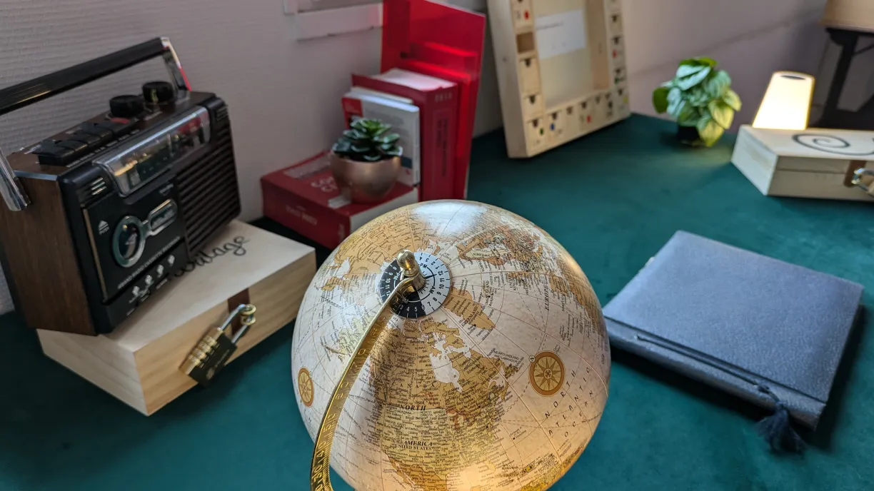 Photo du bureau de Gisèle Halimi